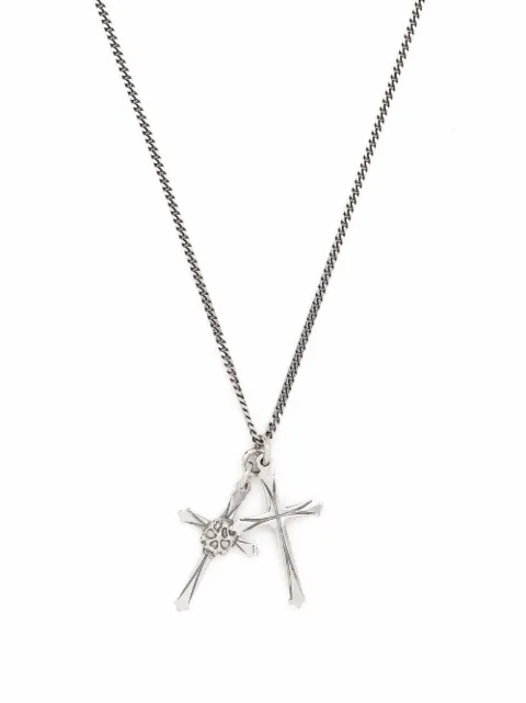 Emanuele Bicocchi double cross necklace 