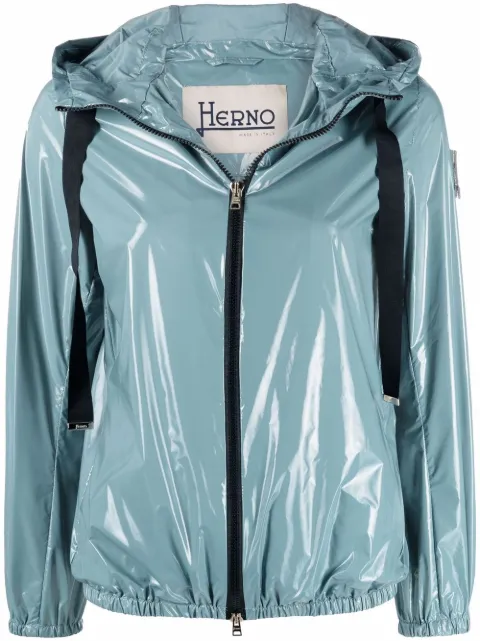 Herno Kapuzenjacke mit Reißverschluss