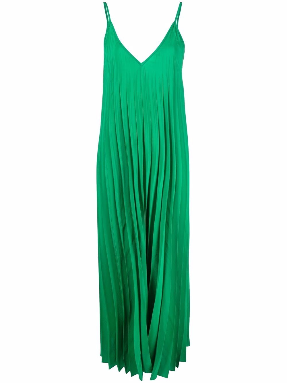 P.A.R.O.S.H. V-neck Pleated Maxi Dress - Farfetch