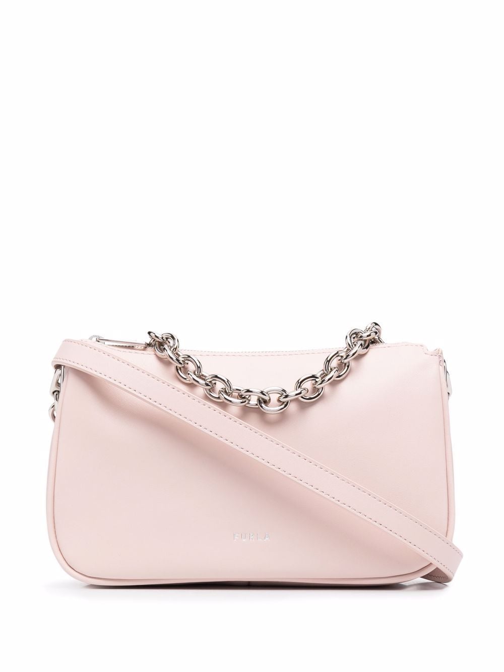 Furla logo-stamp Shoulder Bag - Farfetch