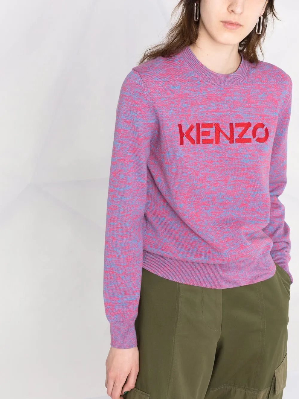 фото Kenzo джемпер с вышитым логотипом