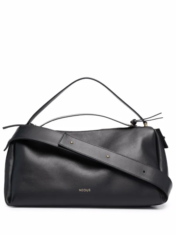 Neous Scorpius Leather Tote Bag in Black