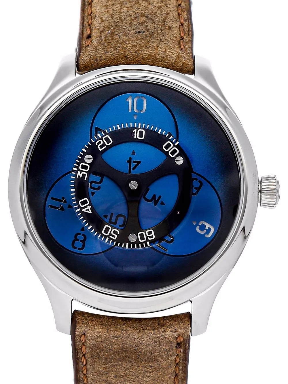 фото H. moser & cie наручные часы endeavour flying hours pre-owned 42 мм