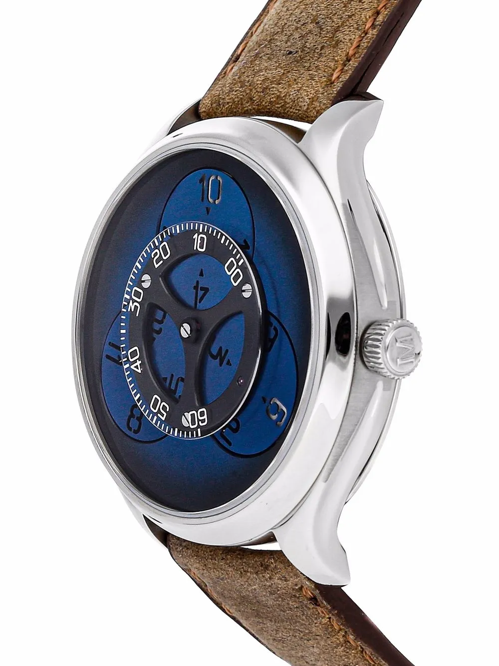 фото H. moser & cie наручные часы endeavour flying hours pre-owned 42 мм