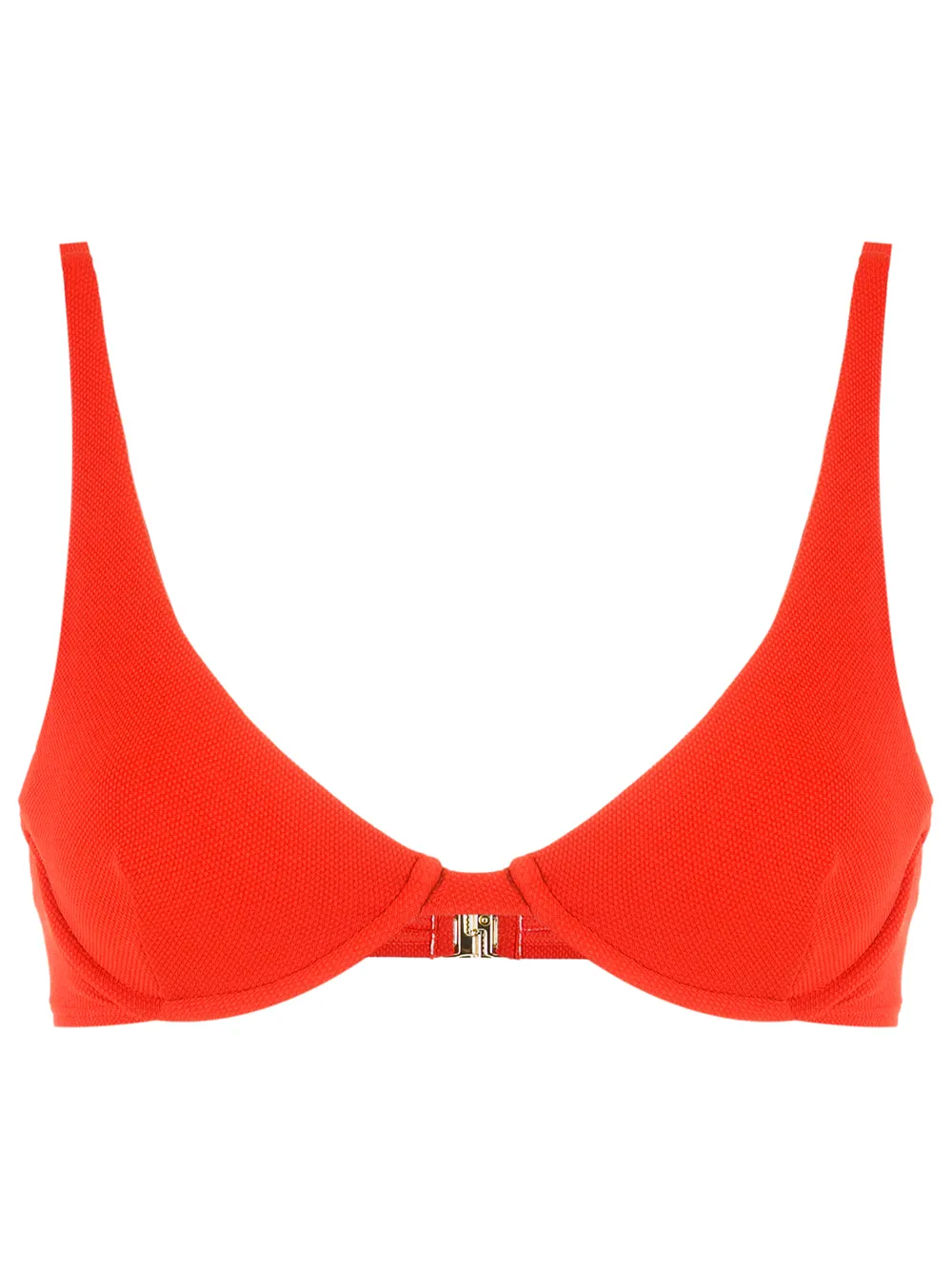 Lenny Niemeyer Caqui Bikini Top In Orange