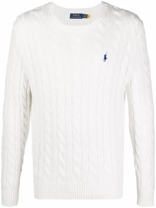Pull en maille torsadée - Polo Ralph Lauren - Modalova