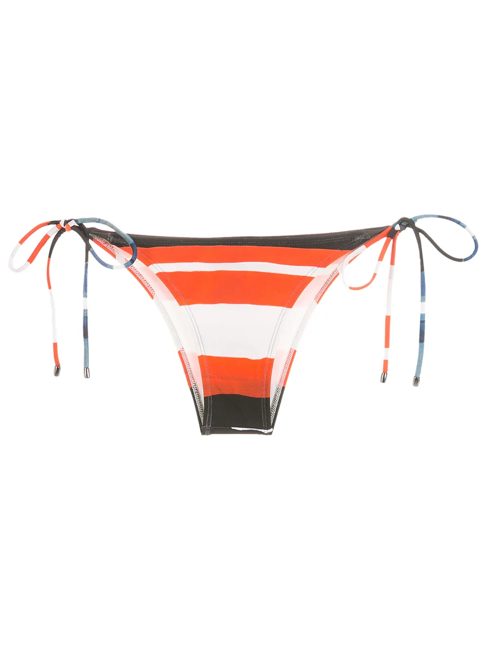 Lenny Niemeyer Kyoto-print Bikini Bottoms In Orange