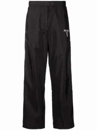 Prada rubber tag track pants best sale