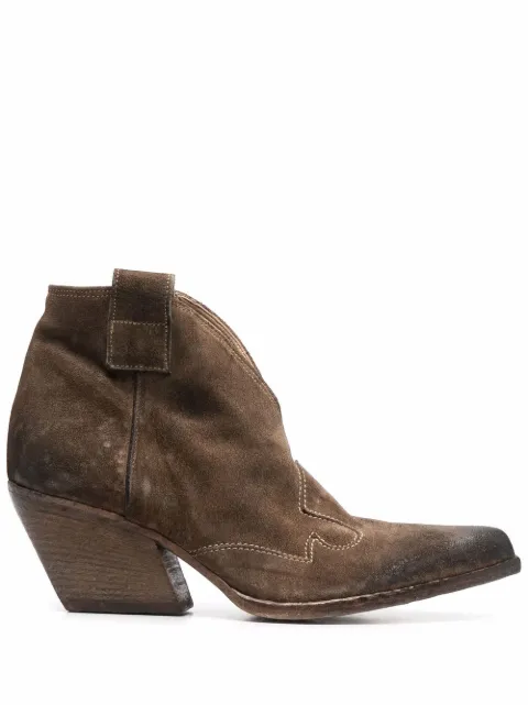 Elena Iachi Western-style suede boots