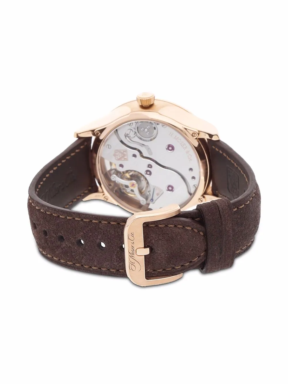 фото H. moser & cie наручные часы venturer big date pre-owned 41 мм