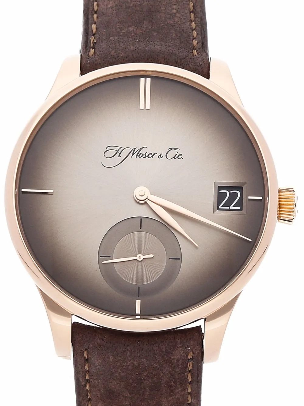 фото H. moser & cie наручные часы venturer big date pre-owned 41 мм