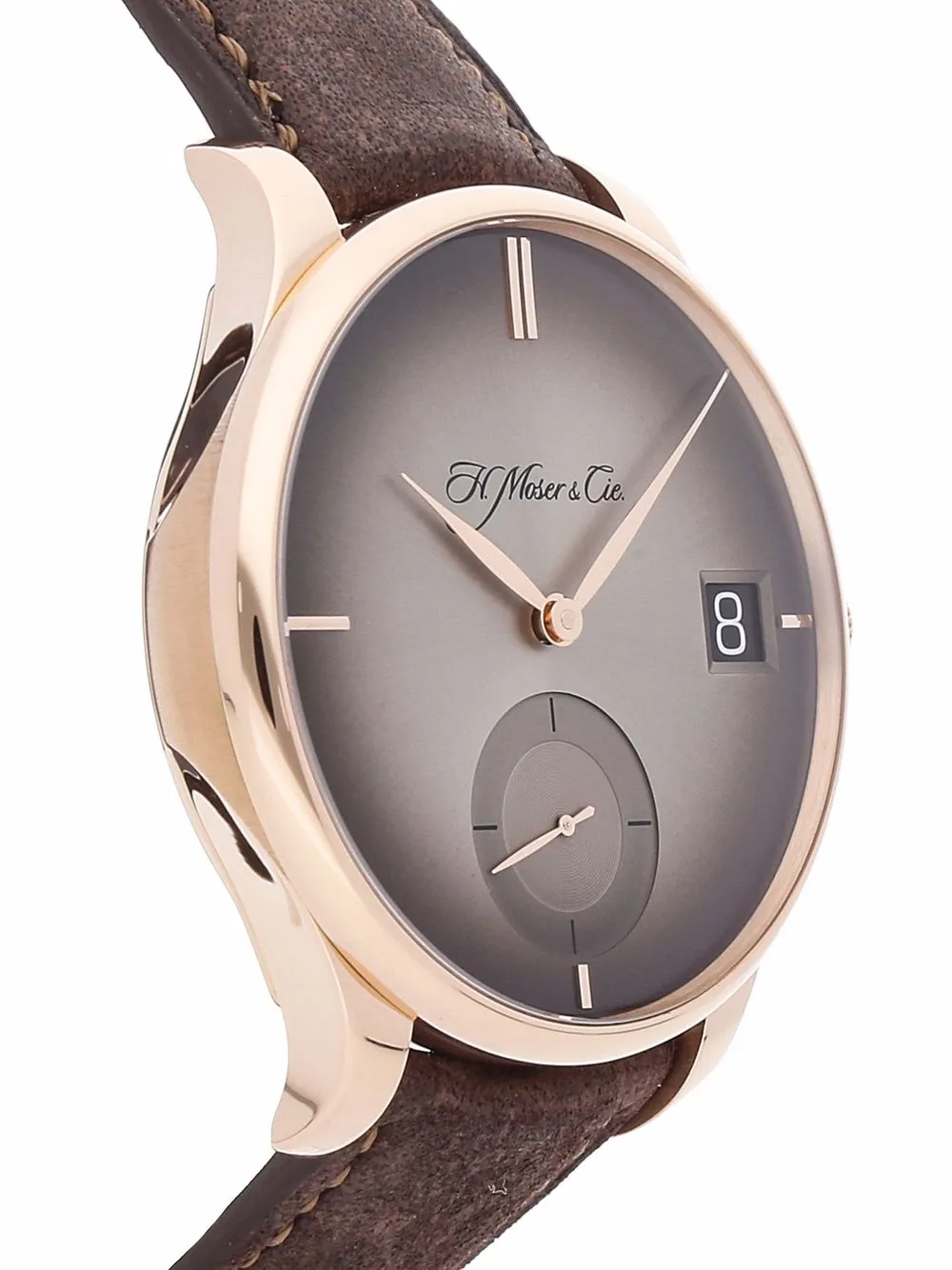 фото H. moser & cie наручные часы venturer big date pre-owned 41 мм