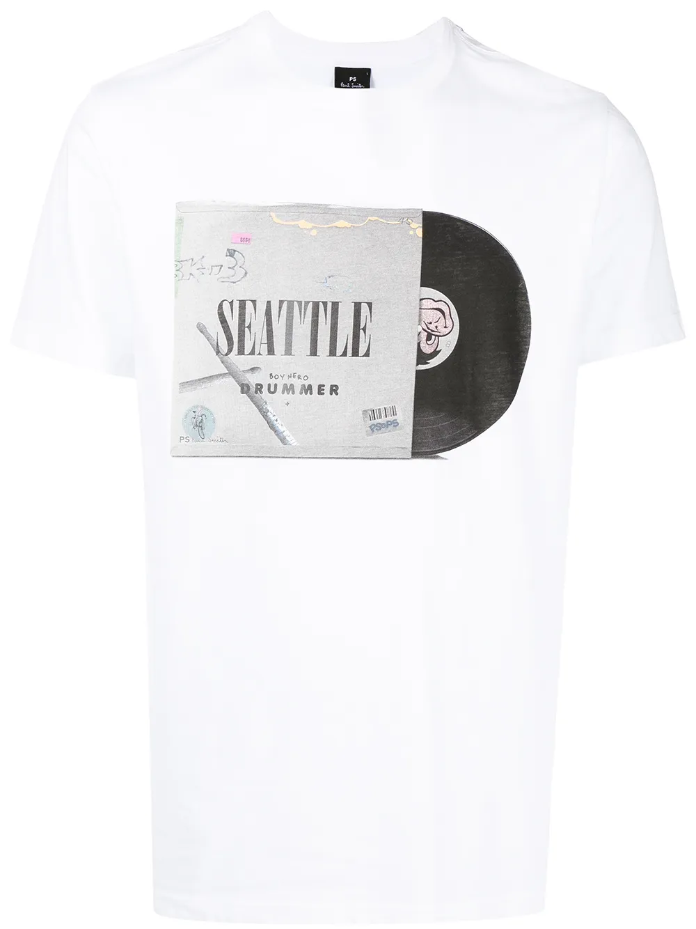 

PS Paul Smith playera Seattle Drummer - Blanco