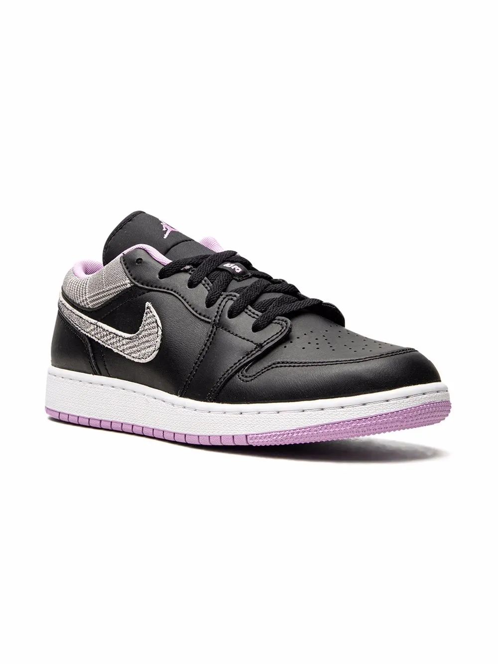 Jordan Kids Air Jordan 1 Low Houndstooth sneakers - Zwart