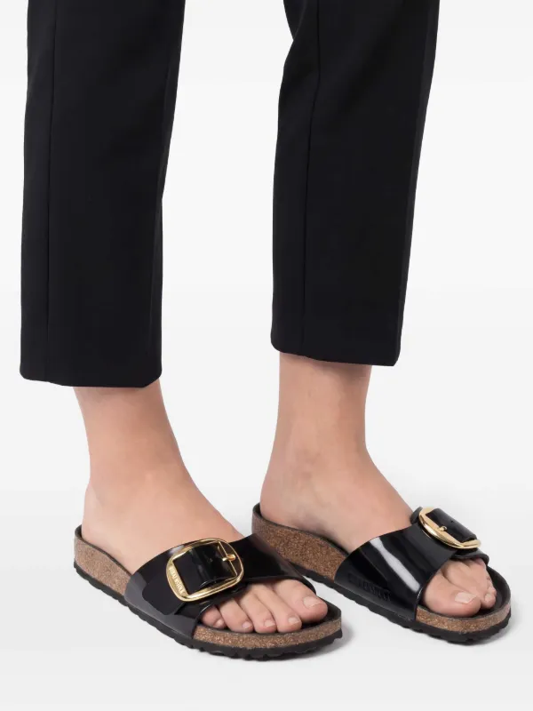 Birkenstock Madrid big-buckle Sandals | Black | FARFETCH