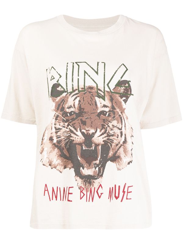 ANINE Tiger-print T-shirt -