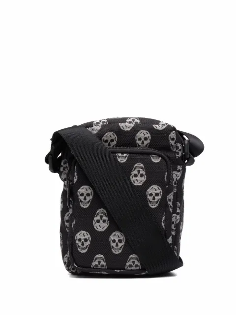 Alexander McQueen skull-print messenger bag