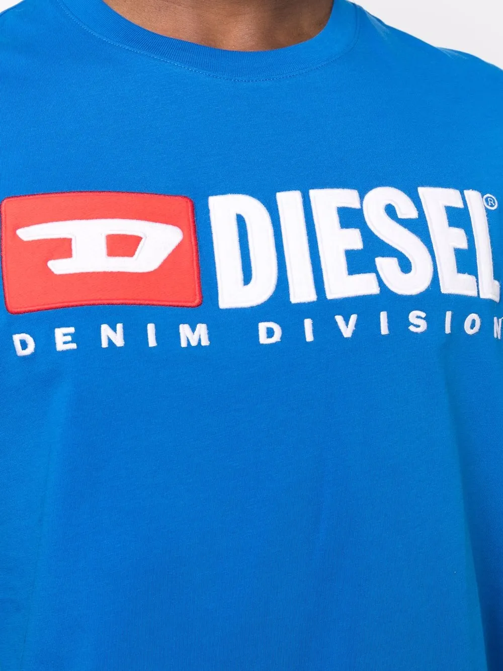 фото Diesel футболка с вышитым логотипом