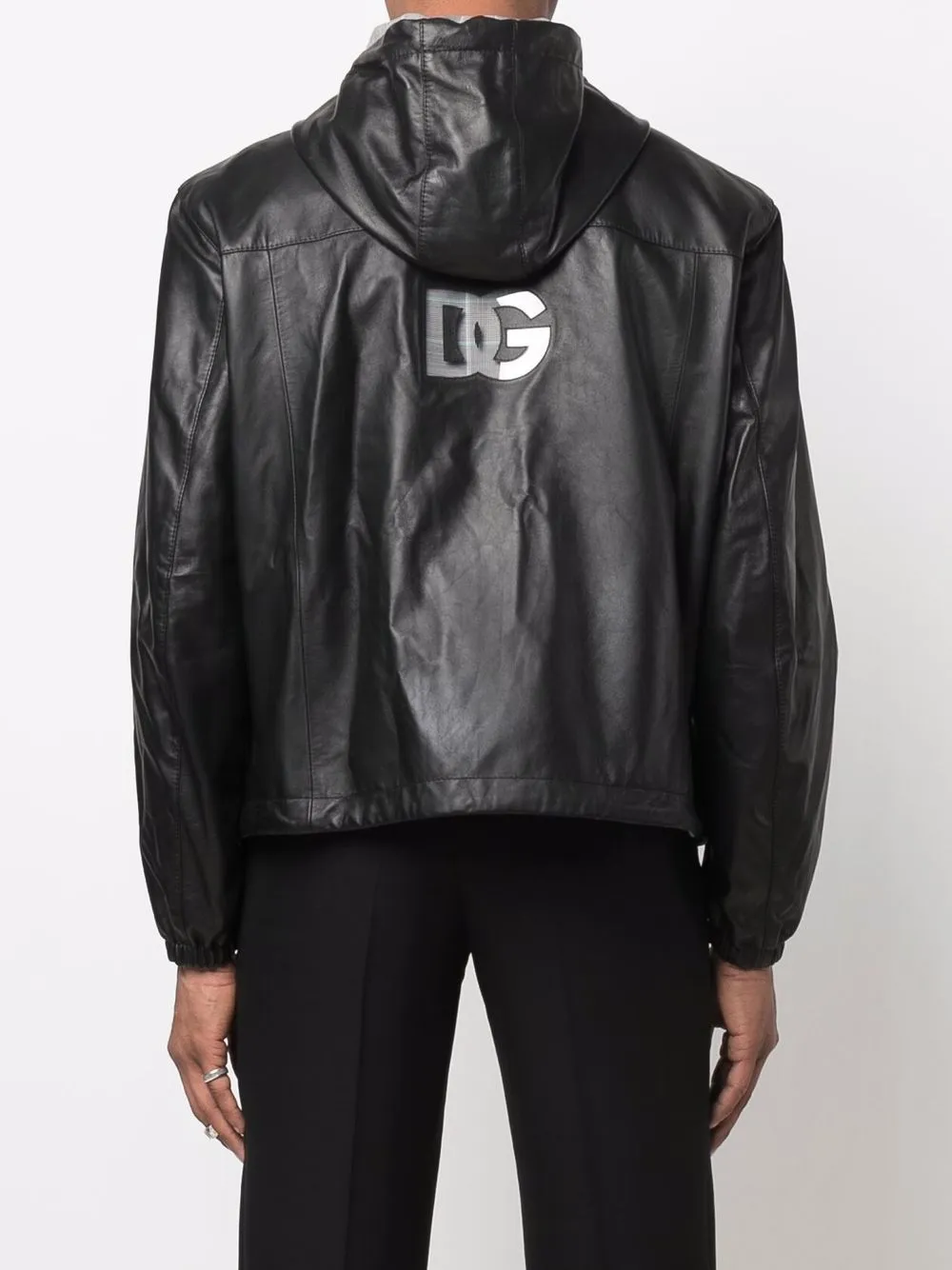 фото Dolce & gabbana двусторонняя куртка-бомбер с логотипом