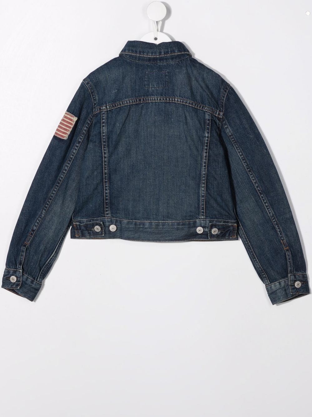 Image 2 of Ralph Lauren Kids patch-detail cotton denim jacket