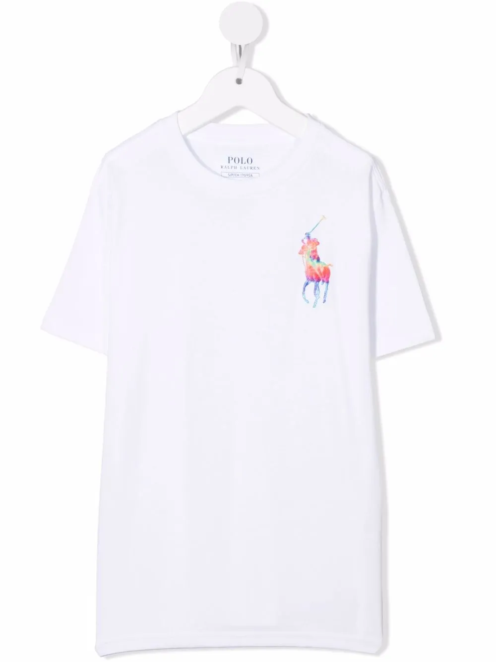 

Ralph Lauren Kids playera con motivo Big Pony - Blanco