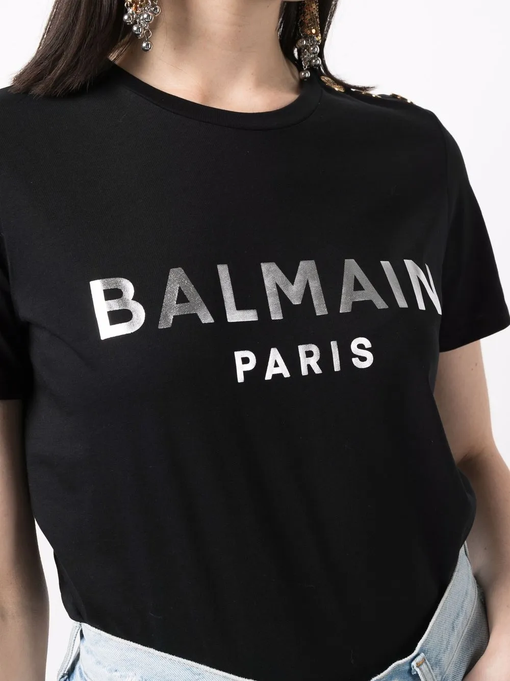 фото Balmain футболка с логотипом