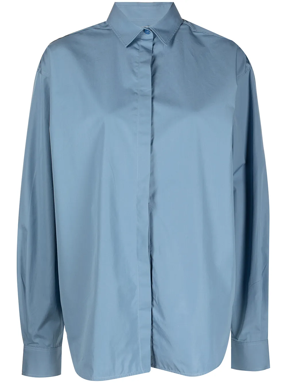 

TOTEME oversized organic cotton shirt - Blue