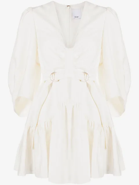 Acler double-belt flared dress