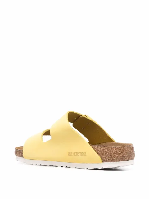yellow birkenstock sandals