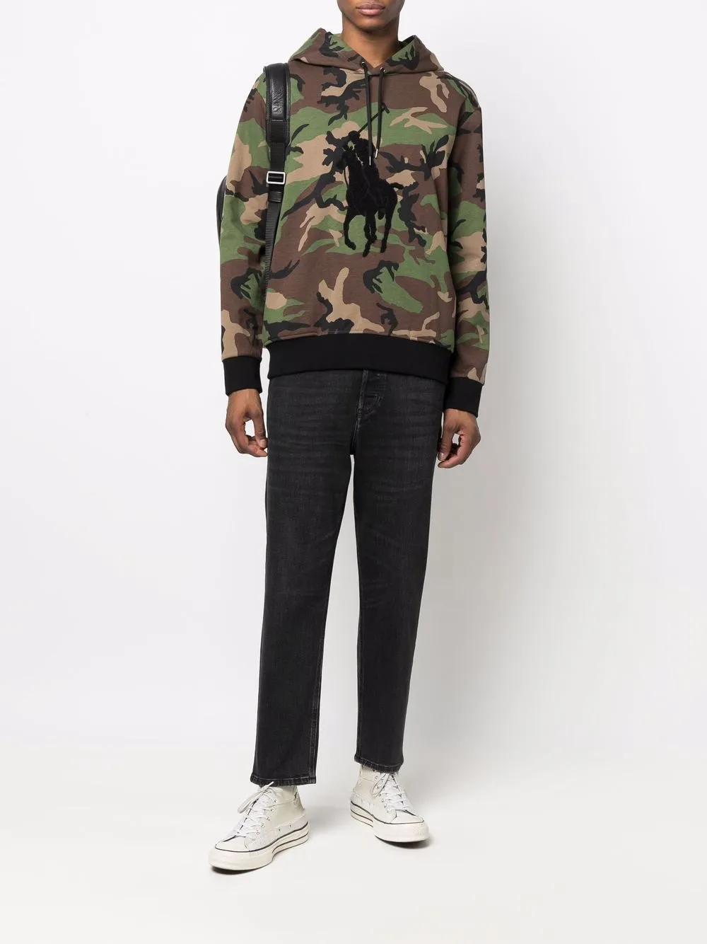 Diesel Jeans met toelopende pijpen - Zwart