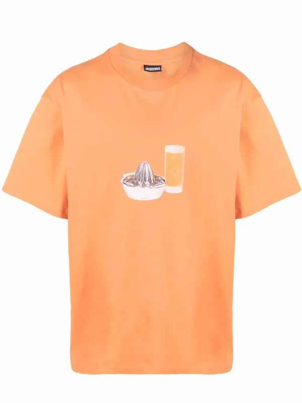 Jacquemus Orange juice-print T-shirt 