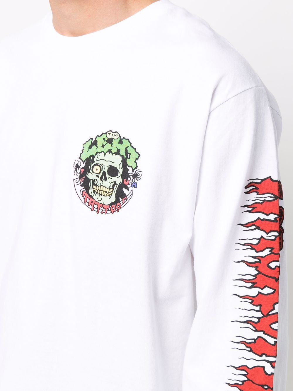 фото Wacko maria x tim lehi graphic-print long-sleeve t-shirt