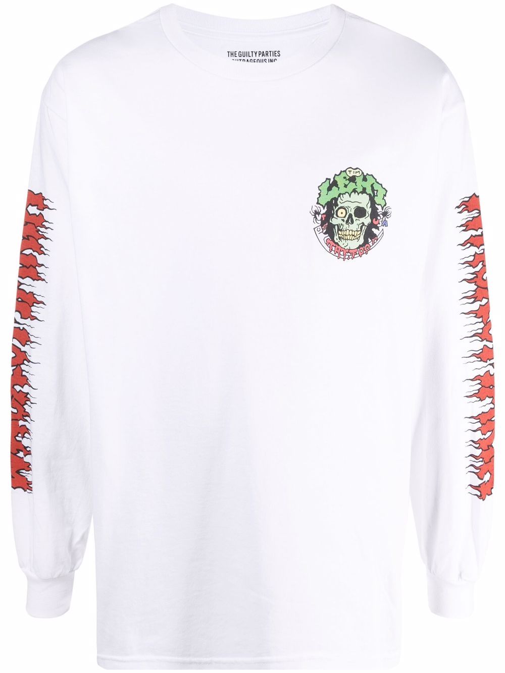 фото Wacko maria x tim lehi graphic-print long-sleeve t-shirt