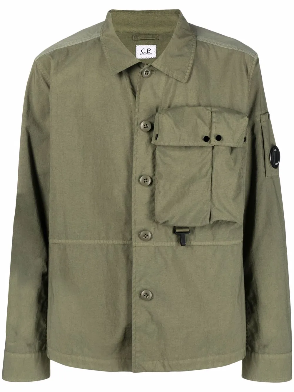 

C.P. Company camisa cargo manga larga - Verde