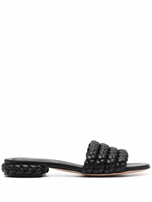 Sandales à design tressé - Gianvito Rossi - Modalova