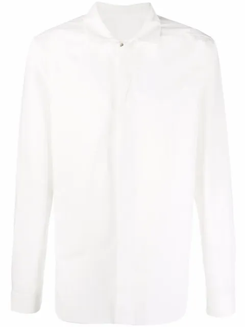 Rick Owens plain long-sleeve shirt