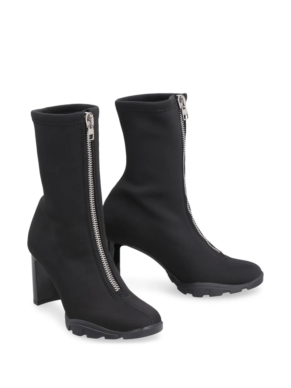 Alexander McQueen zipped-up ankle boots - Black