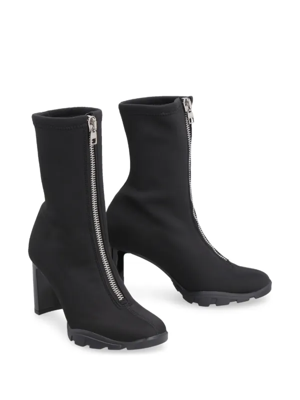 ミドルブーツ ALEXANDER MCQUEEN Women Boots 757497W4X70 1000 Black Alexander McQueen Ankle Boots Women Leather Black | B-Exit