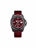 DiW (Designa Individual Watches) pre-owned customised GMT ""Q"" Project 40mm - Red