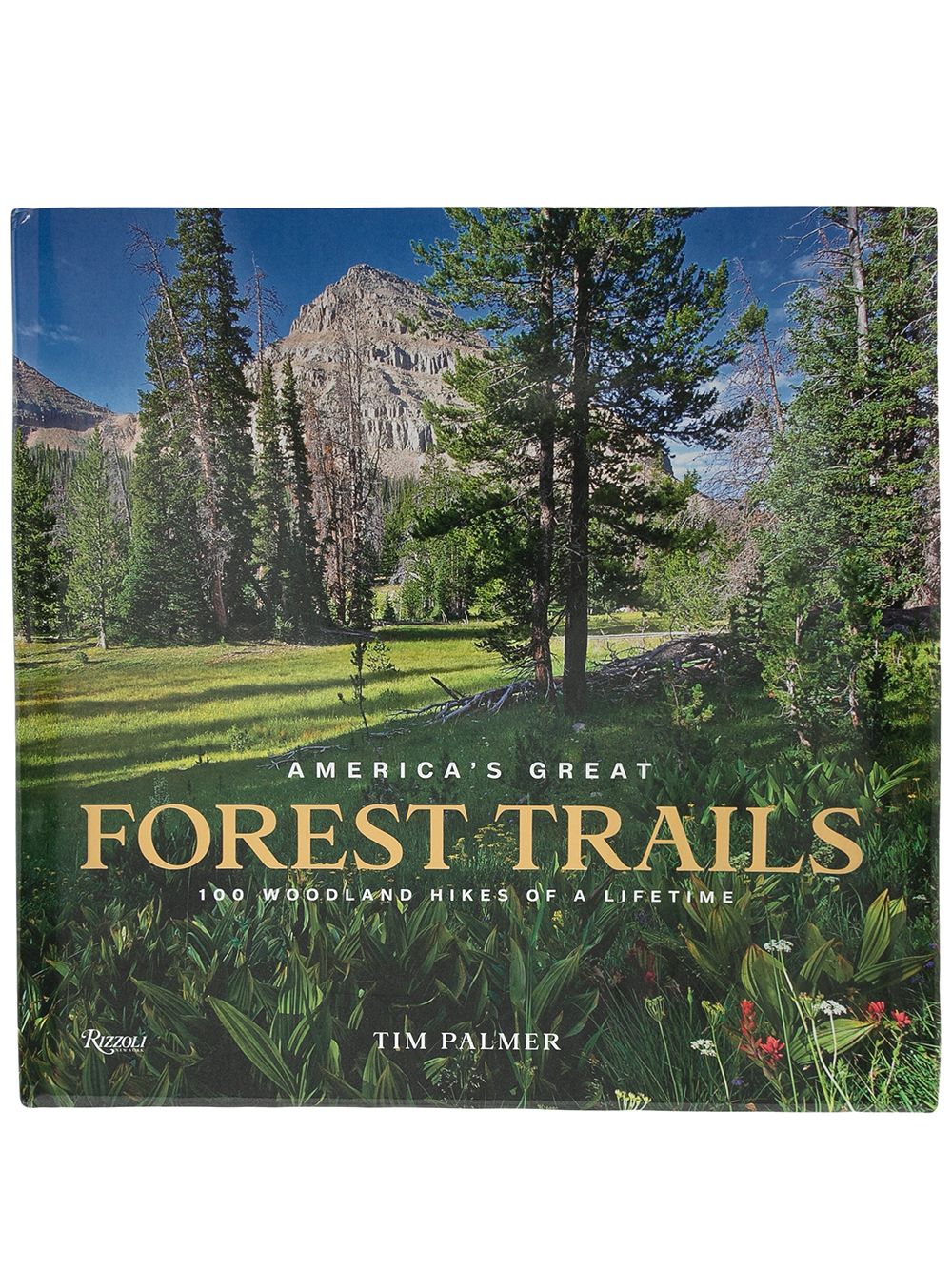 

Rizzoli America's Great Forest Trails hardback book - Green