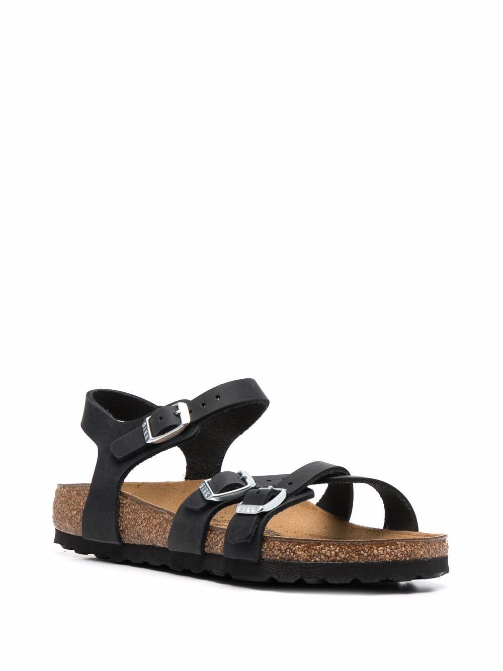 Birkenstock Franca sandalen met gekruiste bandjes - Zwart