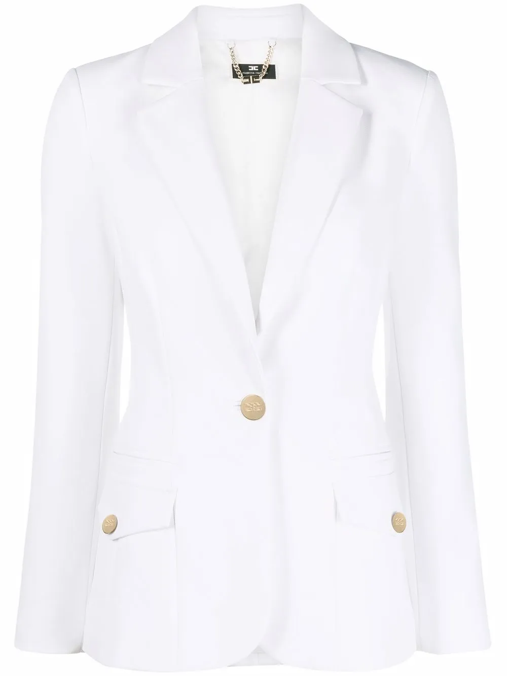 

Elisabetta Franchi single-breasted blazer - White