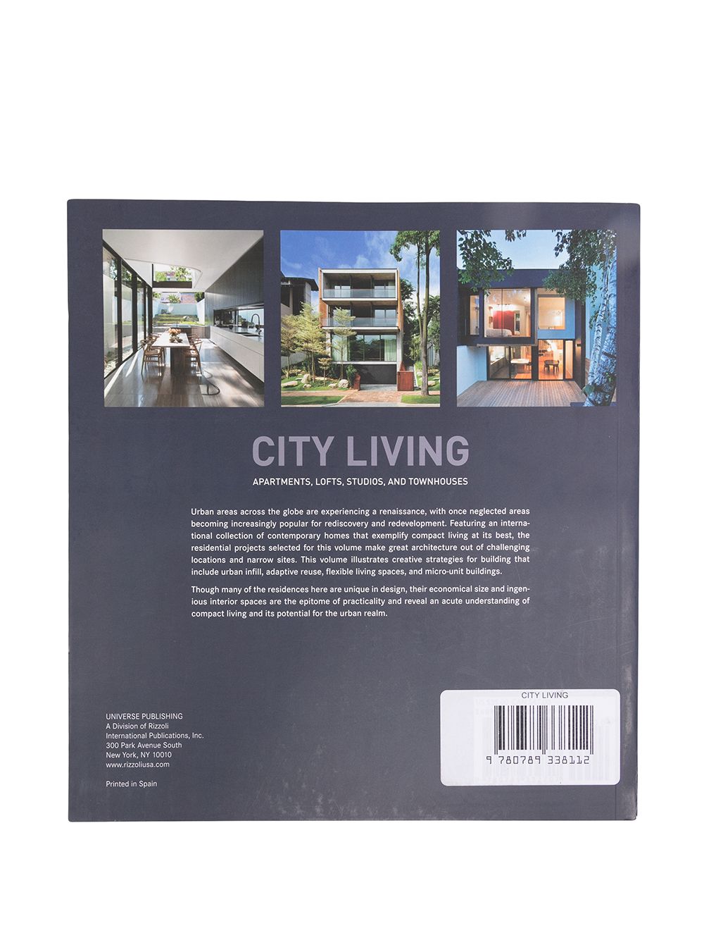 фото Rizzoli city living: apartments, lofts, studios, and townhouses photographic book