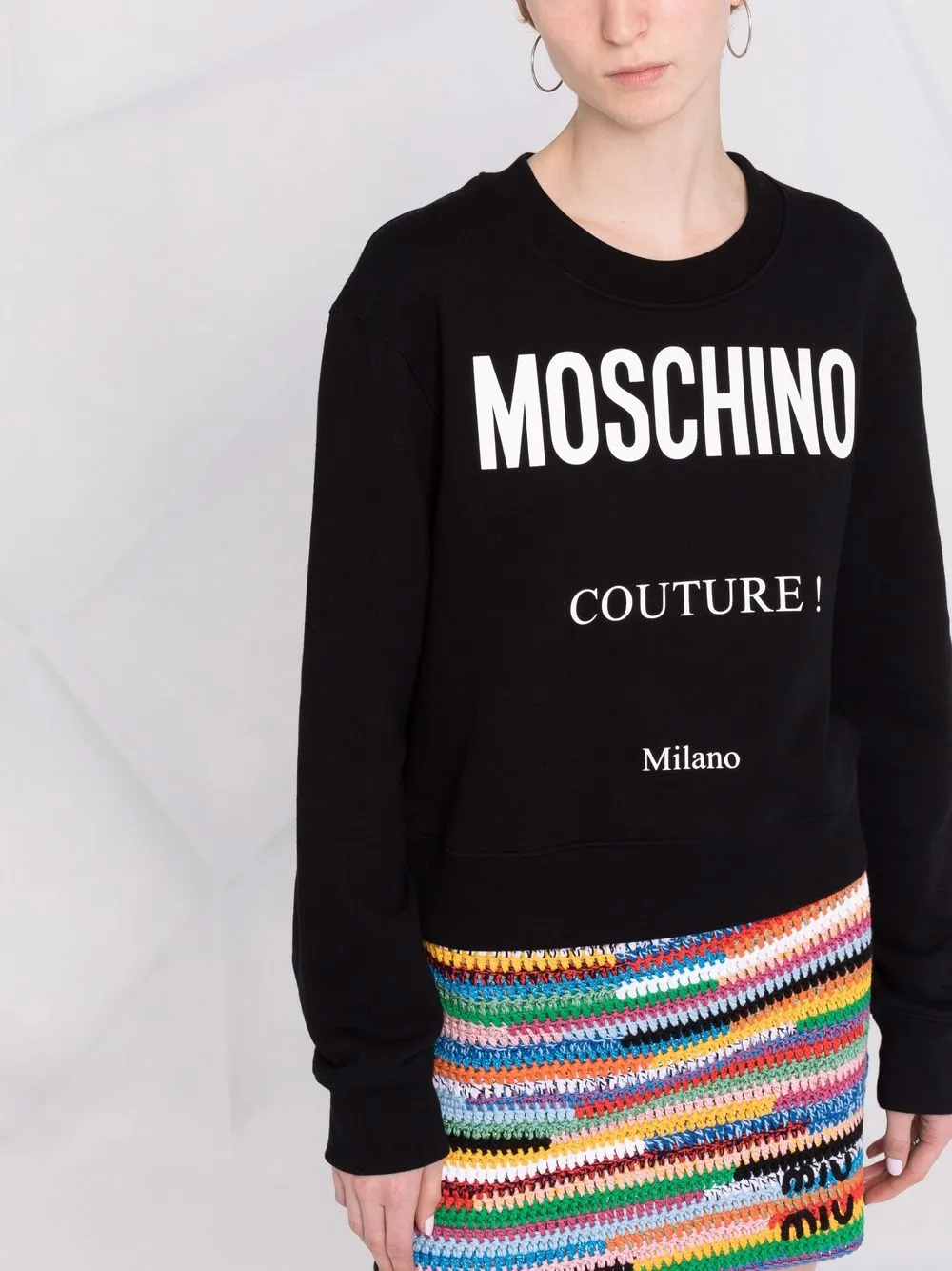 фото Moschino толстовка с логотипом