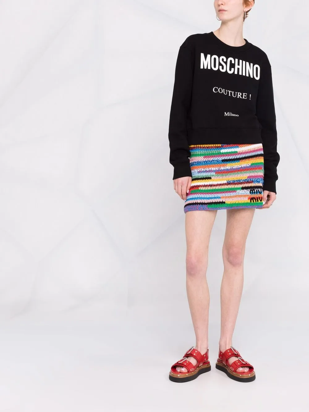 фото Moschino толстовка с логотипом