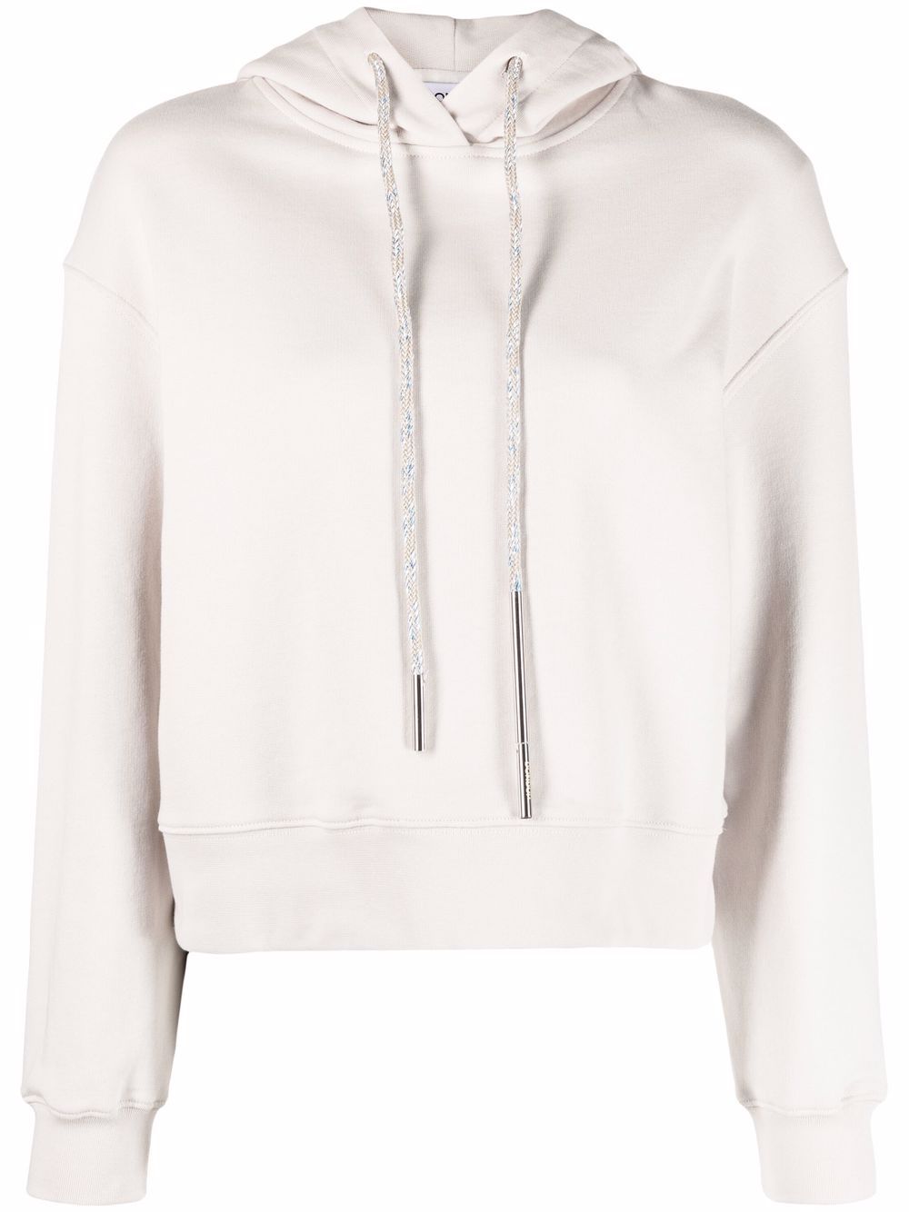 фото Dondup metallic drawstring relaxed hoodie