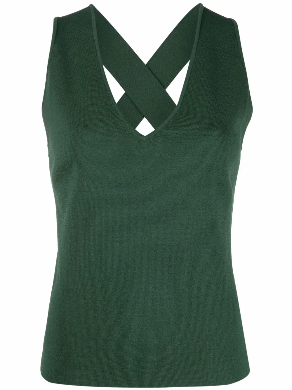 

P.A.R.O.S.H. top tejido con cuello en V - Verde