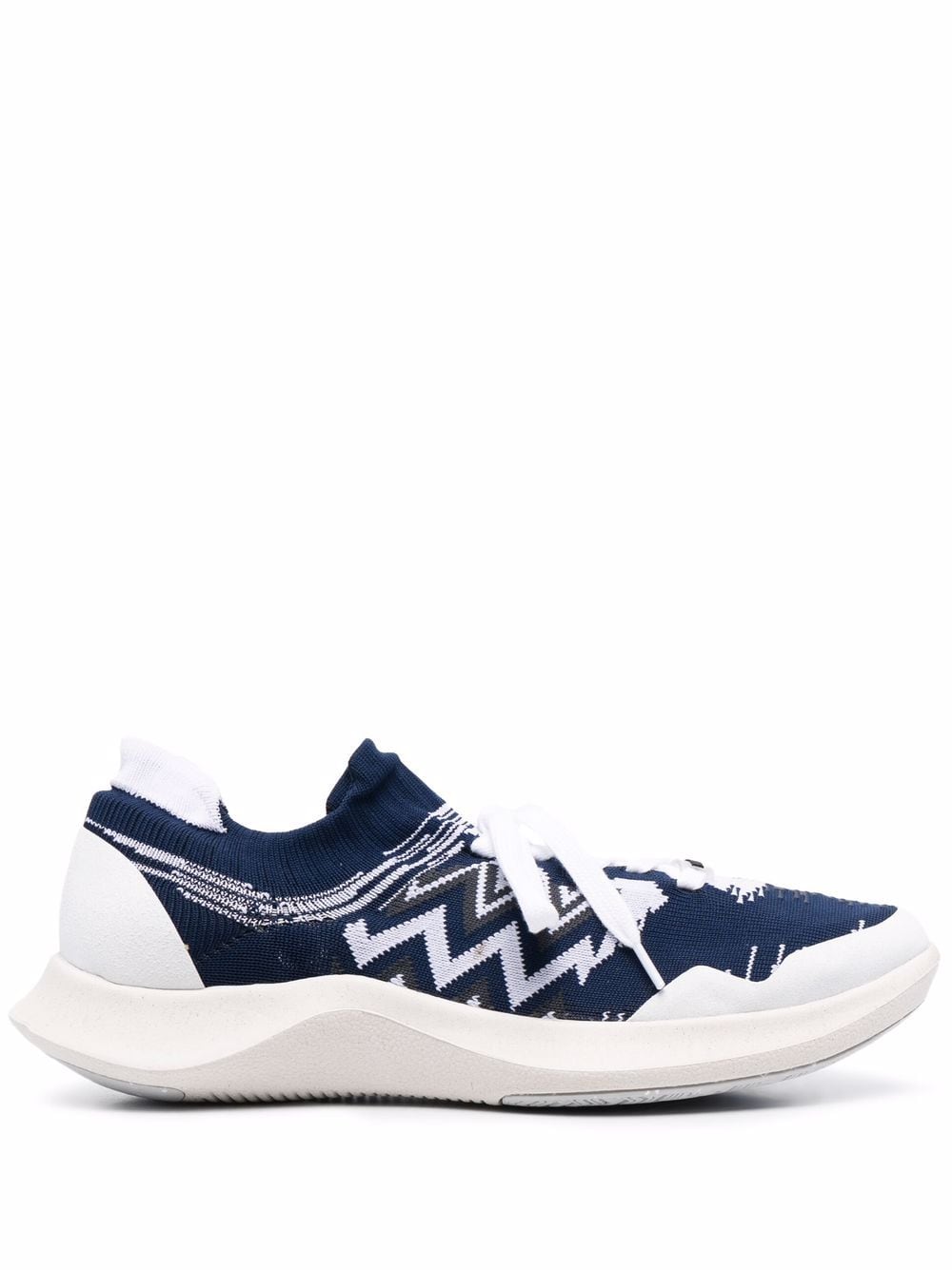 

Missoni embroidered low-top sneakers - Blue