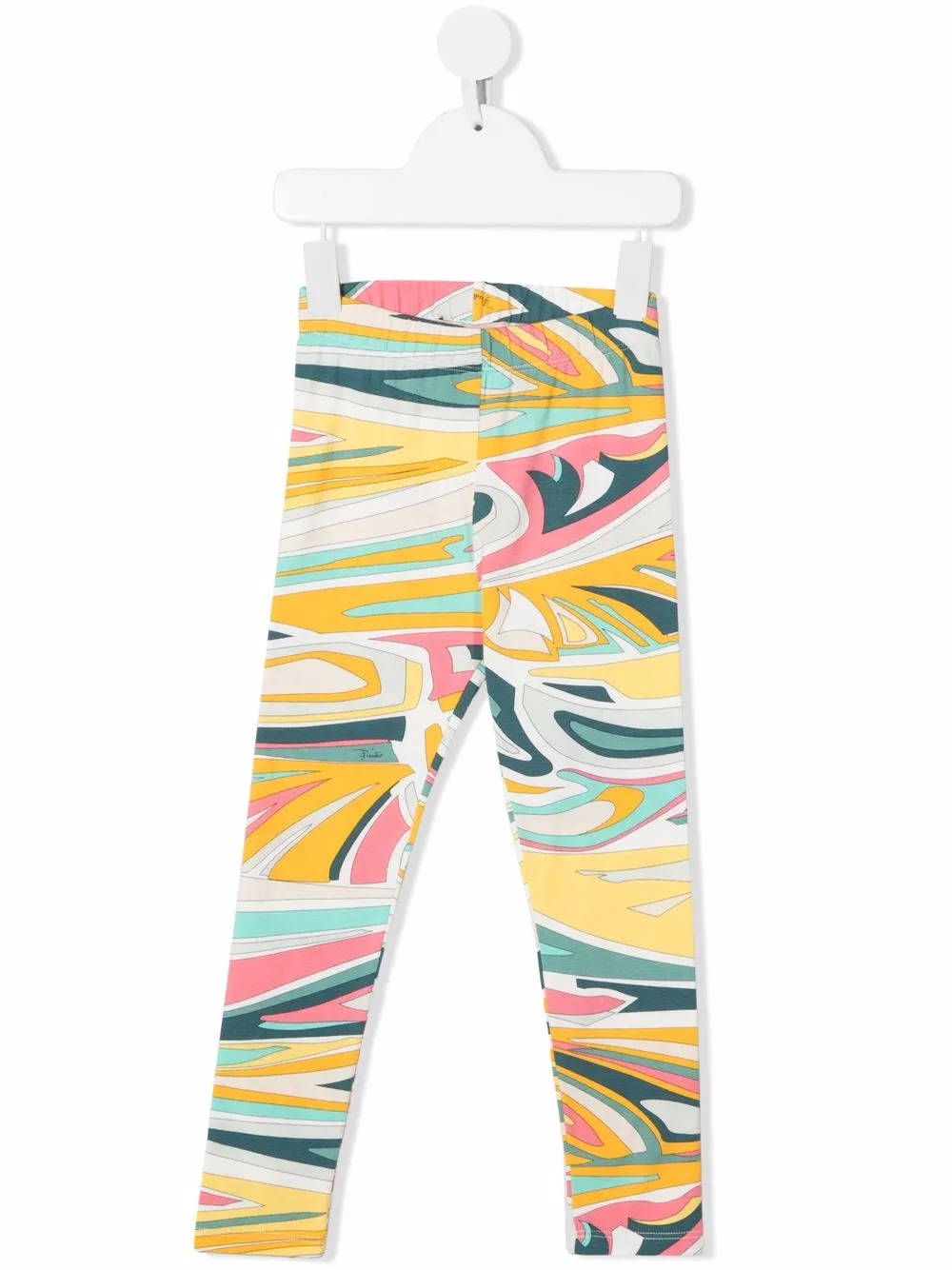 

PUCCI Junior leggins con estampado Onde - Amarillo