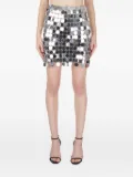 Rabanne metallic disc-chain mini skirt